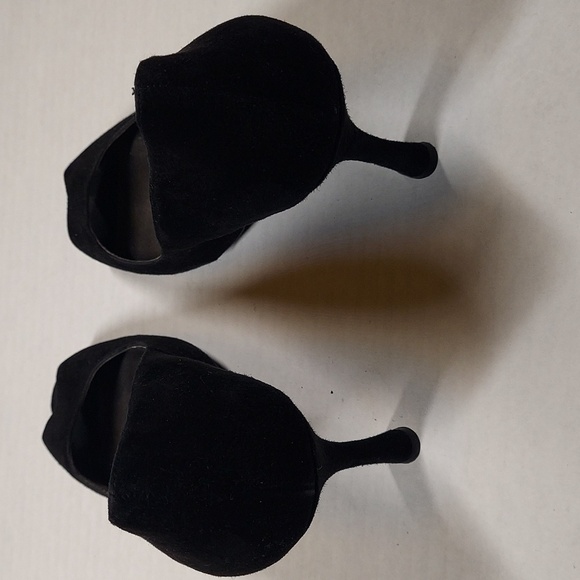 Me Too Suede Janella Peep Toe Heel Size 10M - Picture 5 of 9